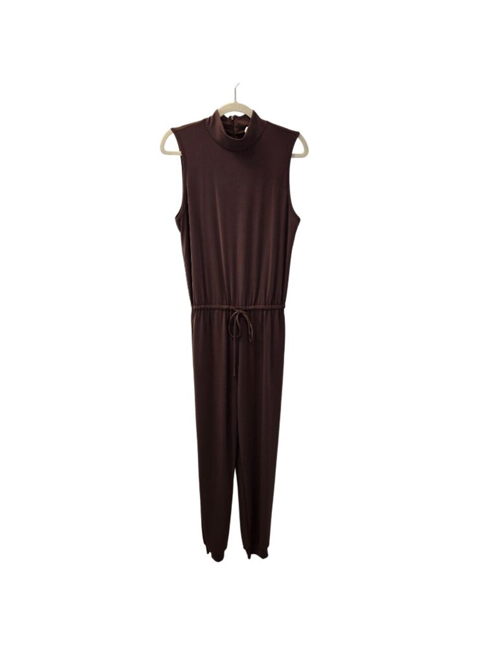 Lanston Sleeveless Turtleneck Jogger Jumpsuit Size Small